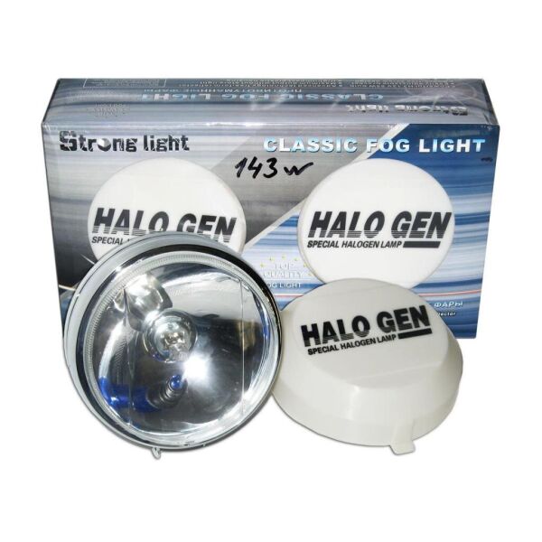 

Дополнительные фары противотуманные STRONG LIGHT SL-143 White H3/12V/55W+5W/d-135mm/крышка пара