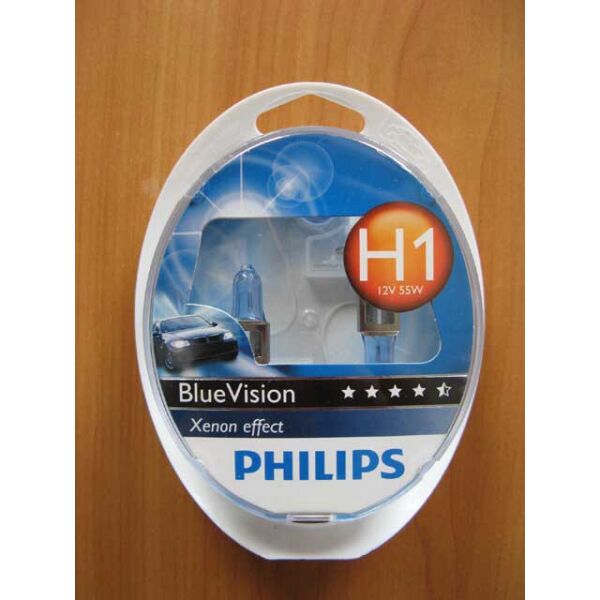 

Галогенка H1 PH 12V 55W 12258BVSM BlueVision