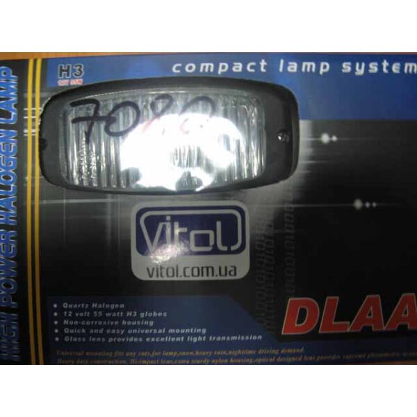 

Дополнительные фары противотуманные DLAA 7080 W 135*64mm пара