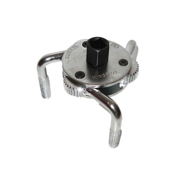 

Съемник масляного фильтра краб 65-110мм 3/8"+1/2" прямой KingRoy