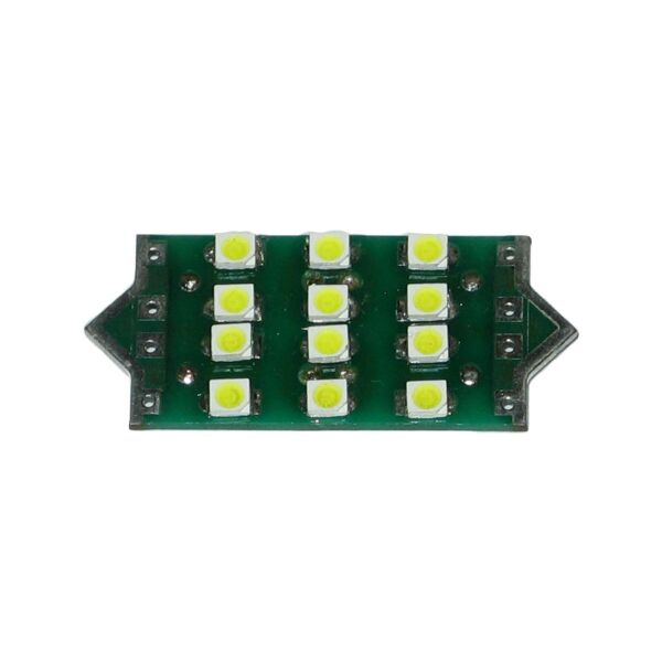 

Лампочка софитная 12LED 35х28 белая