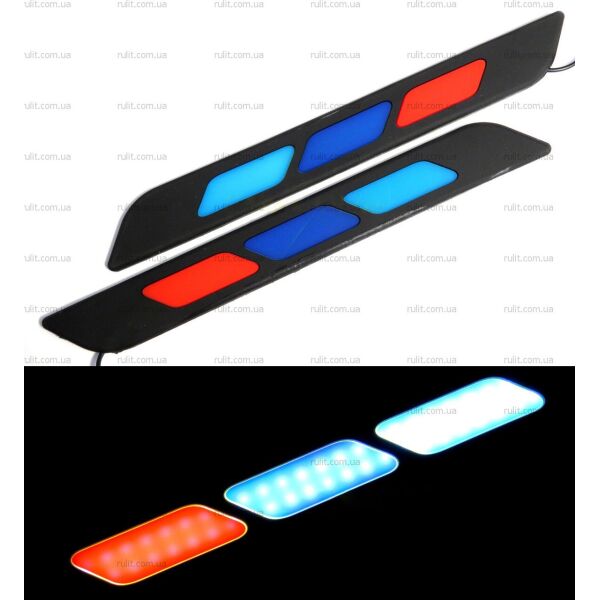 

DRL дневные ходовые огни гибкие ДХО LED № 13 12V 3242 (гибкие на 3М скотче)