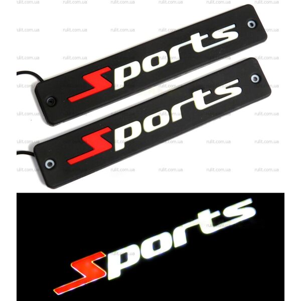 

DRL дневные ходовые огни гибкие ДХО LED № 16 Sport 12V (гибкие на 3М скотче + саморез.)