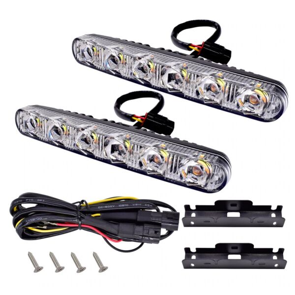 

DRL дневные ходовые огни ДХО LED X 33 - 2 с бегущим поворотом "NEW"