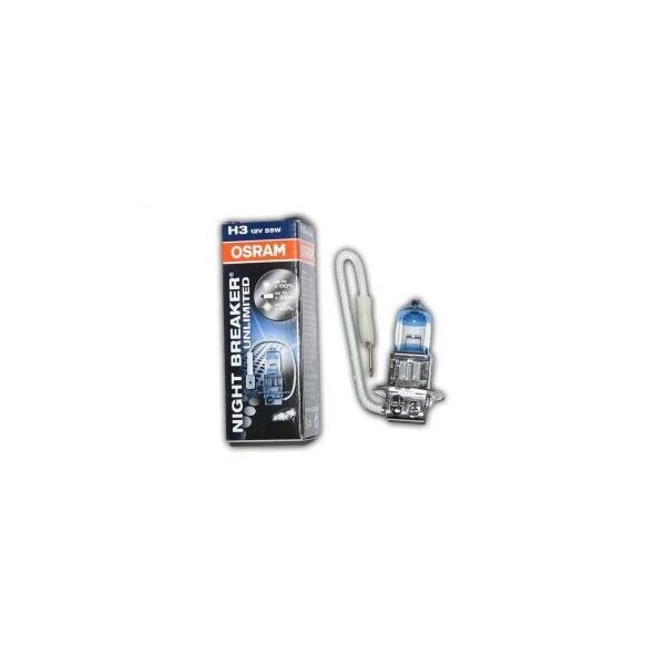 

Галогенка H3 OSRAM 12V 55W +150% 64151 NL+HCB Night Breaker