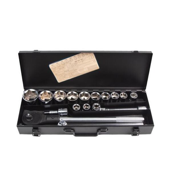

Набор головок 3/4", 17 предм. 12 гран. 19-50 мм. (НГ-6017М-12) Alloid