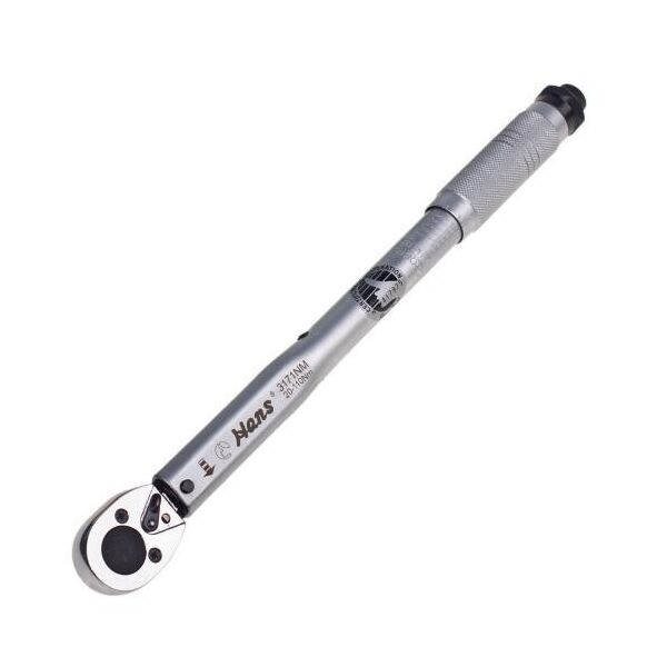 

Динамометрический ключ 3/8"DR 19-110HM, 365мм, 820гр. (3171Nm) (3171Nm) HANS