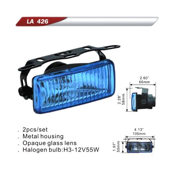 

Фары дополнительные DLAA 426-BL/H3-12V-55W/105*50mm