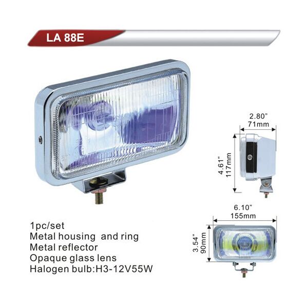 

Фара дополнительная DLAA 88E-RY хром/H3-12V-55W/155*90mm