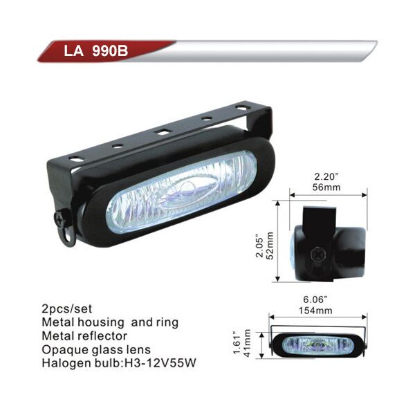 

Фары дополнительные DLAA 990B-RY/H3-12V-55W/154*41mm