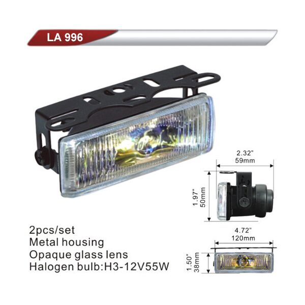 

Фары дополнительные DLAA 996-RY/H3-12V-55W/120*38mm