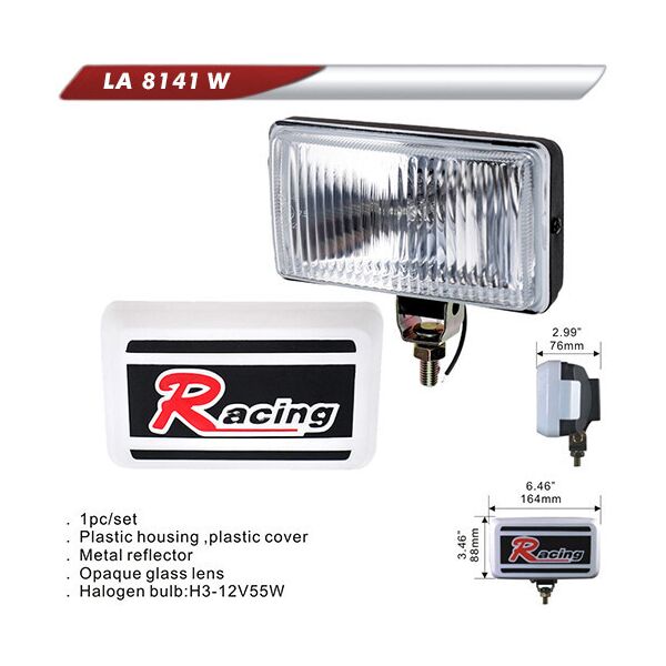 

Фара дополнительная DLAA 8141-W/H3-12V-55W/164*88mm/крышка