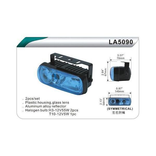 

Фары дополнительные DLAA 5090 W/2хH3+T10/12V-55W/149*54mm