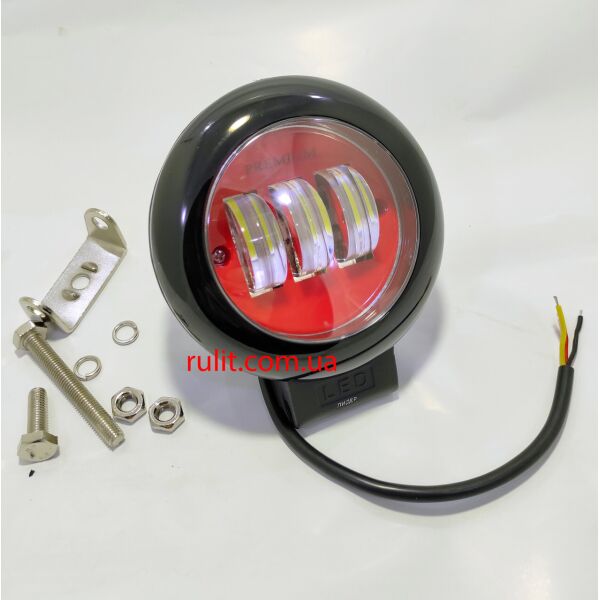 

Светодиодная LED противотуманная фара ЛИДЕР 1 шт 10-30V 89R 45W ближний 116x135x60
