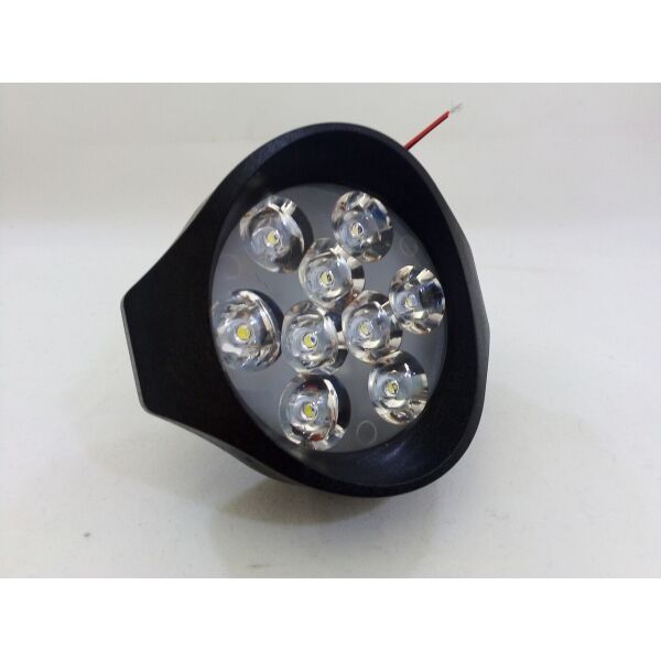 

Светодиодная LED противотуманная фара ЛИДЕР 1 шт 10-30V 166 27W дальний 77x91х42