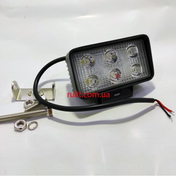 

Светодиодная LED противотуманная фара ЛИДЕР 1 шт 10-30V 9 18W ближний 113х90х52