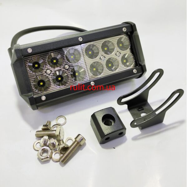 

Светодиодная LED противотуманная фара балка ЛИДЕР (1 шт) D 36W (BLACK) NEW 165х100х65