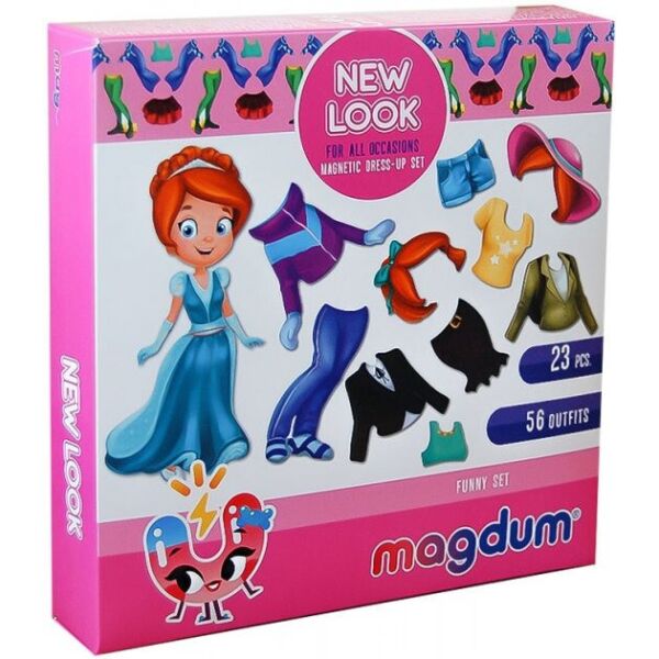 

Набор магнитов "Кукла с одеждой New look" Magdum ML4031-14 EN