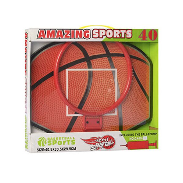 

Игровой набор Баскетбол Metr+ MR 0090 кольцо 25 см (Красный)
