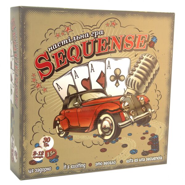 

Настольная игра "Sequense" Strateg 30361 укр.