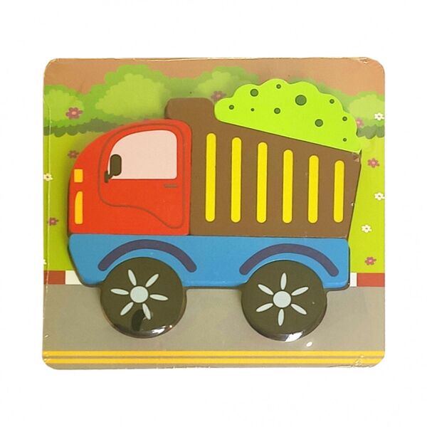 

Деревянная игрушка Пазлы Metr+ MD 0904 (Грузовик)
