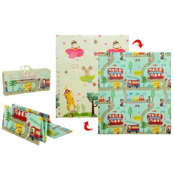 

Детский термоковрик Bambi MR 0586-2 150х0.8х180 см (Животные-Транспорт)