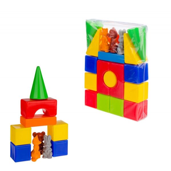 

Конструктор "Теремок" №1 Colorplast 1-064 20 деталей