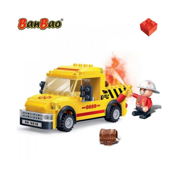 

Конструктор BANBAO 7108 машина, фігурка, 105 дет., кор., 23-15-5 см