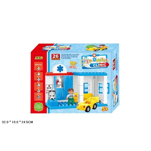 

Конструктор Jixin 3388B - Больница (26 дет.)