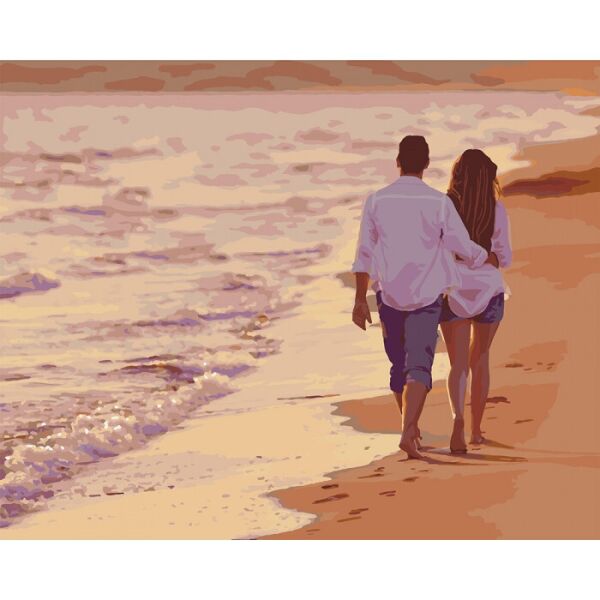 

Картина по номерам КНО4704 Вечірній променад, 40x50 см., Идейка