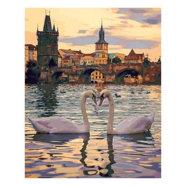 

Картина по номерам Q2248 Романтическая прага, 40x50 см., Mariposa