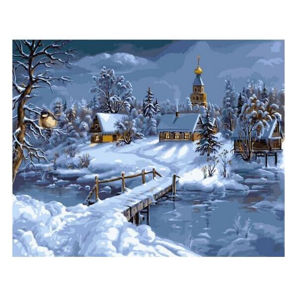 

Картина по номерам VPS169 Зимняя сказка, 50x65 см., Babylon