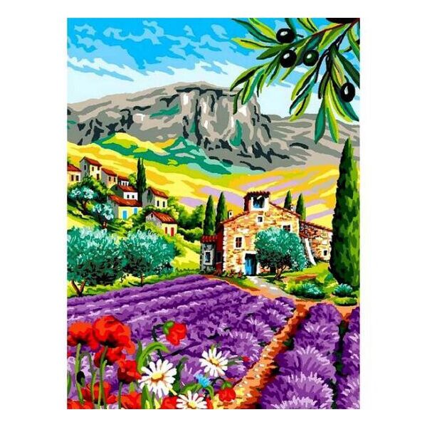 

Картина по номерам VK258 Город под горой, 30x40 см., Babylon
