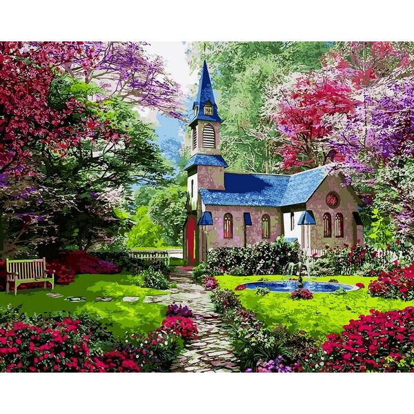 

Картина по номерам VPS1153 Цветущий сад, 50x65 см., Babylon