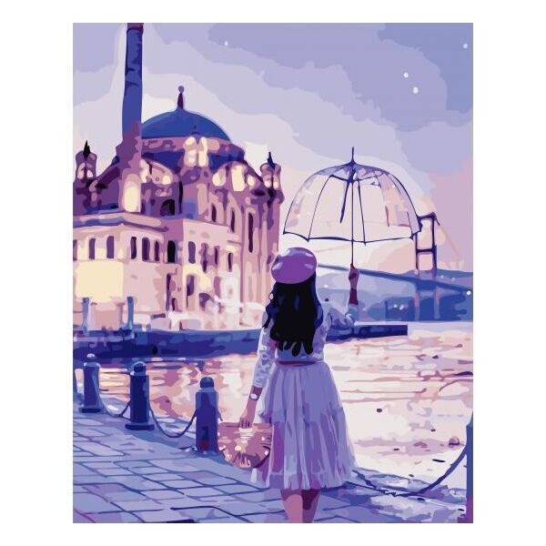 

Картина по номерам AS0755 Романтична дівчина, 40x50 см., ArtStory