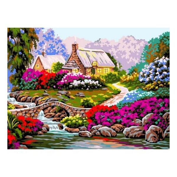 

Картина по номерам VK097 Тропинка среди цветов, 30x40 см., Babylon