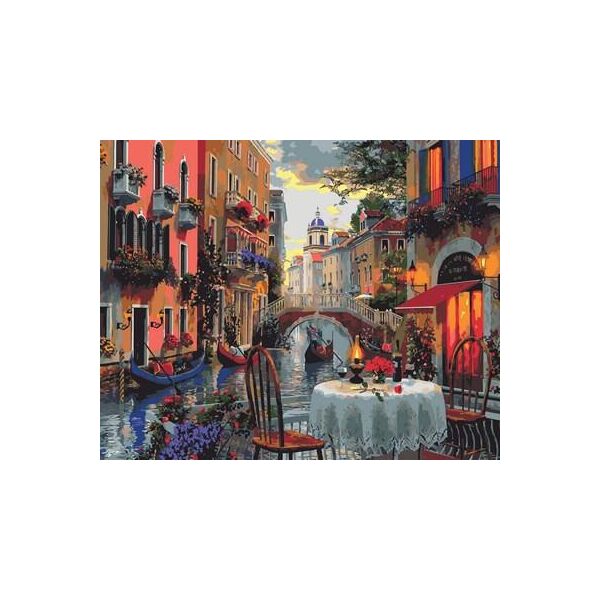 

Картина по номерам Q2114 Венеция. Худ. Доминик Дэвисон, 40x50 см., Mariposa