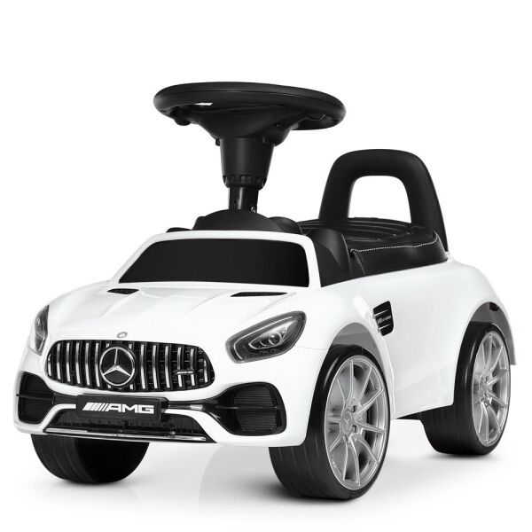 

Машина-толокар МЕТР M-4159L-1 белый (музыка, кожа)