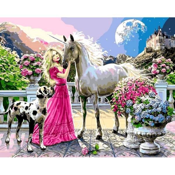 

Картина по номерам VP436 Девичьи мечты. Худ. Стив Рид, 40x50 см., Babylon