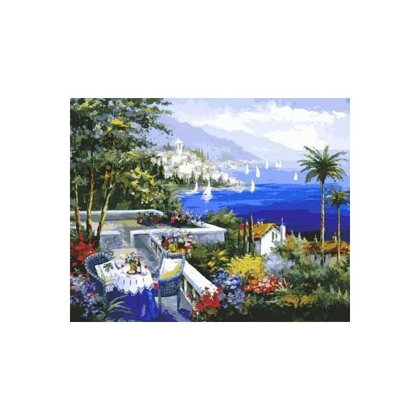 

Картина по номерам Q2113 Ривьера Рандеву. Худ. Шери Болман, 40x50 см., Mariposa