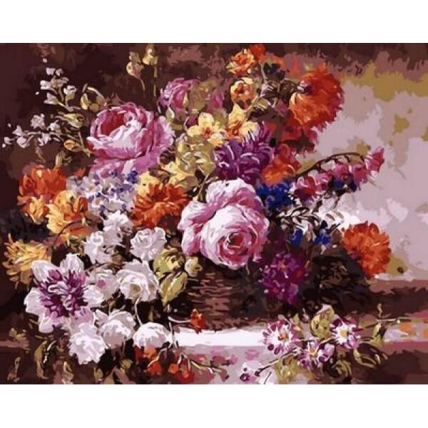 

Картина по номерам Q1363 Роскошный букет, 40x50 см., Mariposa