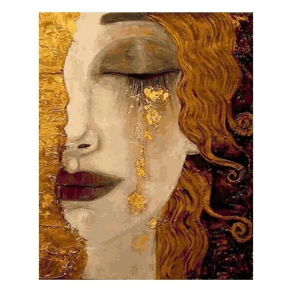 

Картина по номерам VP1189 Золотая леди, 40x50 см., Babylon