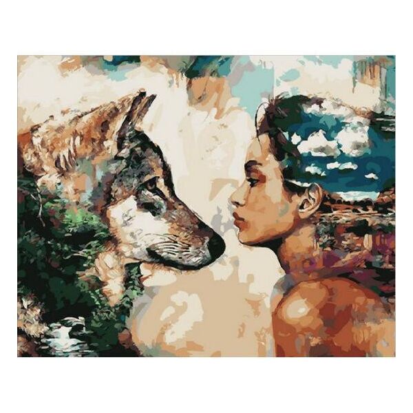 

Картина по номерам QS1814 Мы одной крови, 50x65 см., Babylon