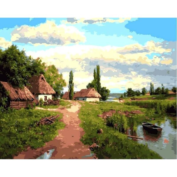 

Картина по номерам VP349 Окраина. Худ. Андрей Огурцов, 40x50 см., Babylon