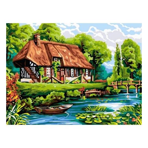 

Картина по номерам VK098 Тихое место, 30x40 см., Babylon
