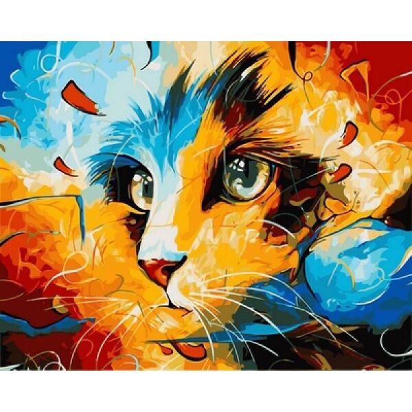 

Картина по номерам VP606 Кошкино видение. Худ. Вахид Наушад, 40x50 см., Babylon