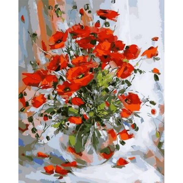 

Картина по номерам Q1210 Нежные маки, 40x50 см., Mariposa