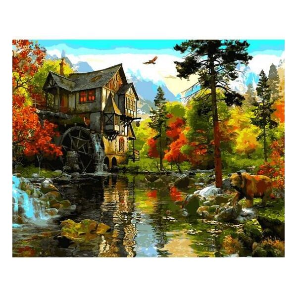 

Картина по номерам VP1288 Водяная мкльница VP1288, Babylon, 40x50 см.