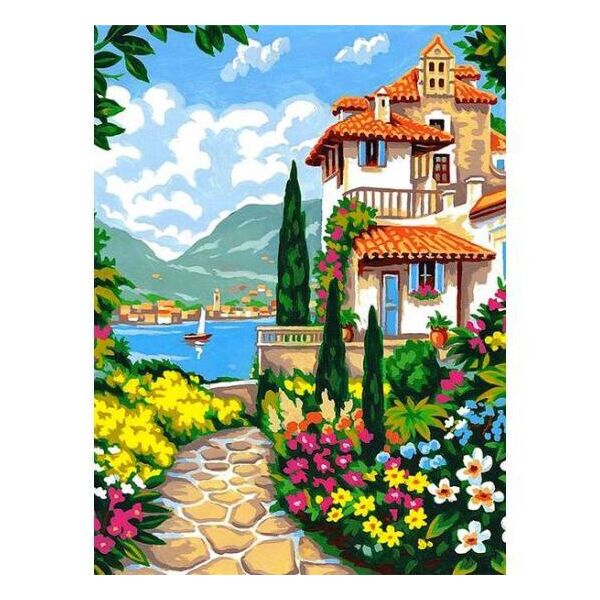 

Картина по номерам VK257 Сад у моря, 30x40 см., Babylon