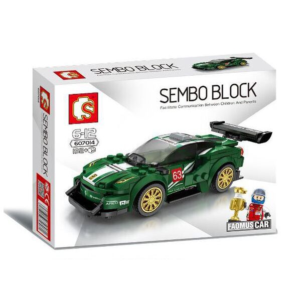 

Конструктор SEMBO 607014 ГОНКА - Машина (192 дет.)